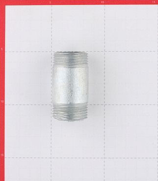 Бочонок 1 НР(ш) х 1 НР(ш) стальной оцинкованный