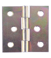 Петля 8014 карточная универсальная неразъемная 40х40 мм цинк желтый