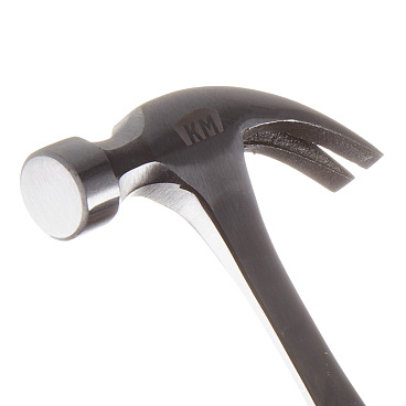 Молоток-гвоздодер цельнометаллический КМ 560 г обрезиненная ручка (675303)