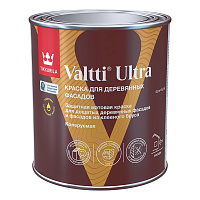 Краска фасадная по дереву Tikkurila/Tikkivala Valtti Ultra водно-дисперсионная база C бесцветная 0,9 л