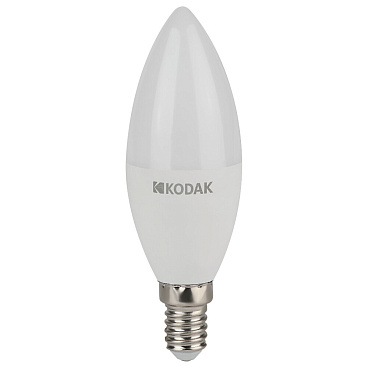 Лампа светодиодная Kodak E14 4000К 11 Вт 990 Лм 170-265 В свеча матовая