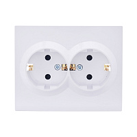 Розетка Lezard Vesna встраиваемая крем (742-0300-178B)