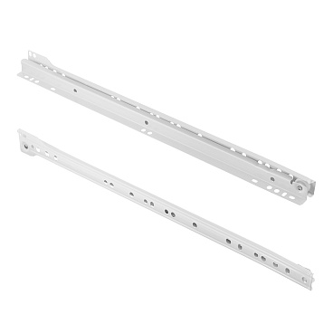 Направляющие роликовые 450х1,1 мм белые (1 комплект)