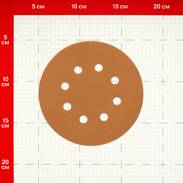 Диск шлифовальный Sunmight Gold d125 мм P600 на липучку бумажная основа (5 шт.)