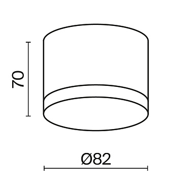 Потолочный светильник Technical C087CL-GX53-B