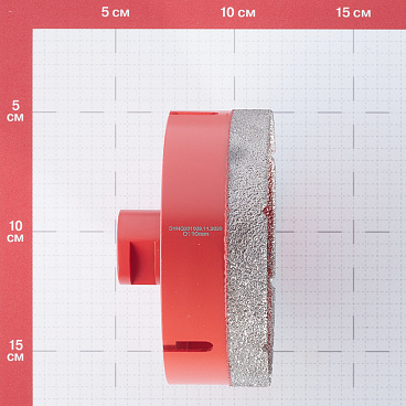 Коронка алмазная КМ (666179) по керамограниту d110 мм для УШМ