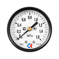 Манометр Росма ТМ-210Т.00 G1/4.2,5 аксиальный 1/4 НР(ш) 6 бар d50 мм (598)