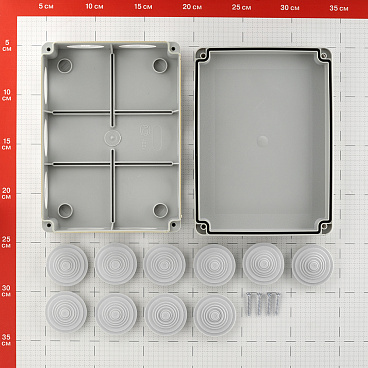 Коробка распределительная 190х140х70 мм IP55 Greenel (GE41244)