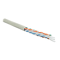 Интернет-кабель (витая пара) U/UTP 4PR CAT6 4х2х0,55 мм LSZH Hyperline