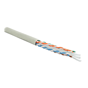 Интернет-кабель (витая пара) U/UTP 4PR CAT6 4х2х0,55 мм LSZH Hyperline