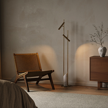 Напольный светильник (торшер) Maytoni MOD460FL-L6BS3K