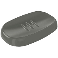 Мыльница для ванной Econova Scandi настольная пластик серая (43429331100)