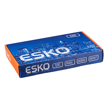 Смеситель для кухни Esko Coral черный/хром с гибким изливом с подключением к фильтру однорычажный (CL 03 B)