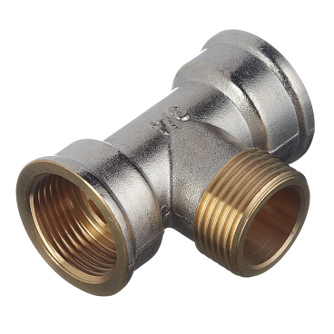 Тройник 3/4 ВР(г) х 3/4 НР(ш) латунный