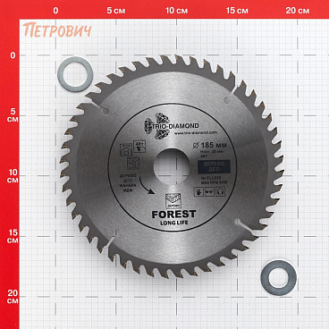 Диск пильный по дереву Trio-Diamond 185х30х1,6 мм 48 зубьев (FLL828)