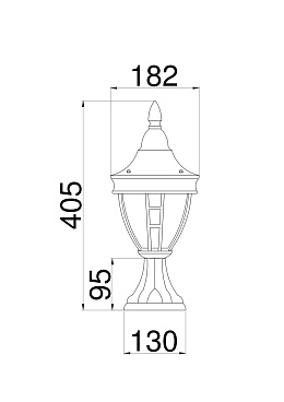 Ландшафтный светильник Outdoor O027FL-01B