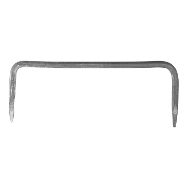 Скоба строительная кованая d8 200х70 мм (10 шт.)