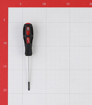 Отвертка плоская SL2.5 75 мм Hesler