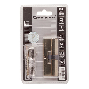 Цилиндр Palladium C ET PB 80 40х40 мм ключ/ключ латунь