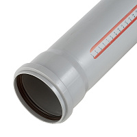 Труба канализационная Ostendorf HTEM d90х1500 мм пластиковая для внутренней канализации (114050)