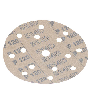 Диск шлифовальный Starcke d150 мм P120 на липучку перфорированный (5 шт.)