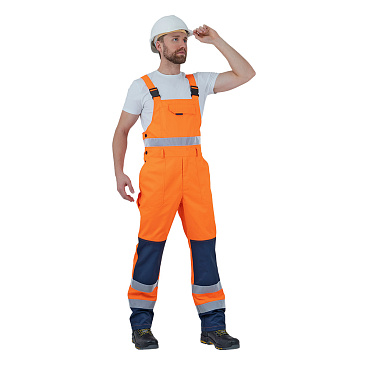 Костюм мужской сигнальный ГК Спецобъединение Брайт 56-58 рост 182-188 см оранжевый