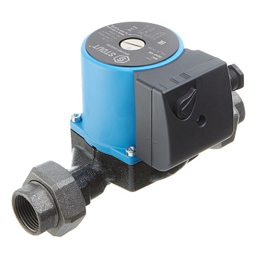 Циркуляционный насос для систем отопления Stout 25/40-180 DN25 подъем 4 м 180 мм с гайками (SPC-0010-2540180)