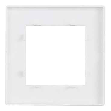 Рамка Simon 24 Harmonie одноместная белая (2400610-030)
