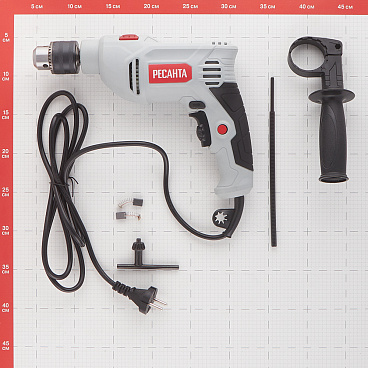 Дрель сетевая ударная Ресанта ДУ-15/850 850 Вт ключевой патрон (75/8/3)