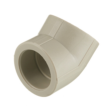 Угол полипропиленовый Valfex 40 мм 45° серый (10107040Г)