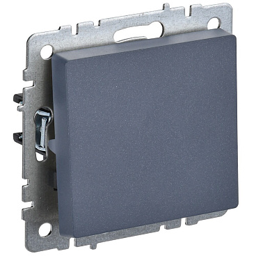 Выключатель IEK Brite одноклавишный встраиваемый маренго (BR-V10-0-10-K35)