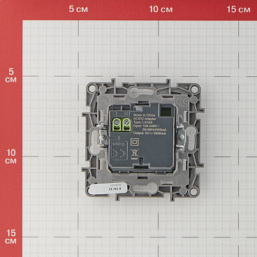 Розетка USB Legrand Etika встраиваемая алюминий 2хUSB Type-C (672435)