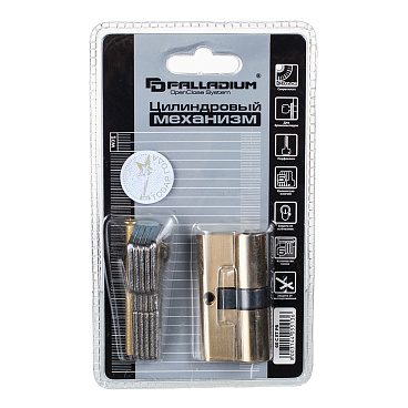 Цилиндр Palladium 60 C ET PB 60 30х30 мм ключ/ключ латунь