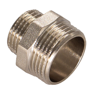 Ниппель переходной 1 1/4 НР(ш) х 1 НР(ш) латунный