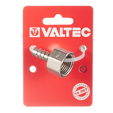 Штуцер Valtec для присоединения шланга 1/2 ВР(г) х 10 мм латунный (VTr.654.N.0410)