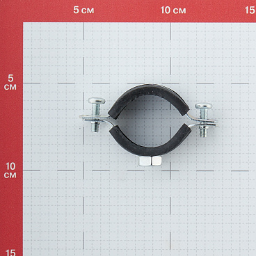 Хомут сантехнический 1" 31-35 мм оцинкованная сталь (50 шт.)