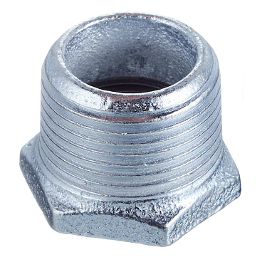 Футорка Gebo Platinum (241-26V) 1 НР(ш) х 3/4 ВР(г) чугунная оцинкованная