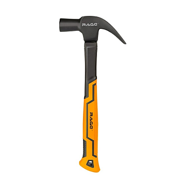 Молоток-гвоздодер Rage by Vira 560 г фибергласовая ручка (900225)