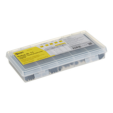 Трубка термоусадочная КВТ ТТК 3/1-12/4 мм 100 мм черная (103 шт.) (10 м)