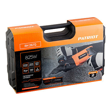 Перфоратор электрический Patriot RH 267Q 825 Вт 2,8 Дж SDS-plus (140301328)