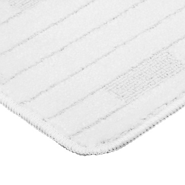 Коврик для ванной белый 50х80 см Fora Bricks (FOR-PP-BRK50-80W)