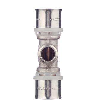 Тройник VALTEC (VTm.233.N.260426) 26(пресс) х 1/2 НР(ш) х 26(пресс)