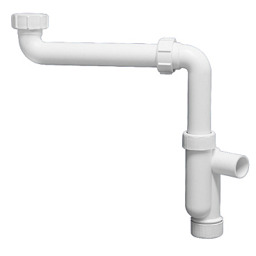 Сифон для раковины McAlpine 1 1/4х32 мм со смещением без выпуска (MRCAT32-HC)