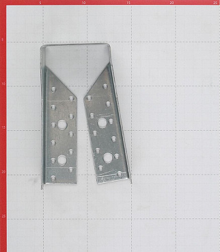 Опора бруса закрытая оцинкованная 150х76х75х2 мм