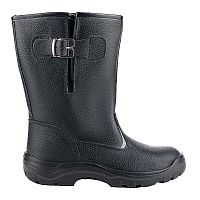 Сапоги рабочие кожаные размер 45 черные Prosafe Basic (15К)