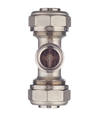 Тройник 26 обж(ц) х 3/4 НР(ш) х 26 обж(ц)