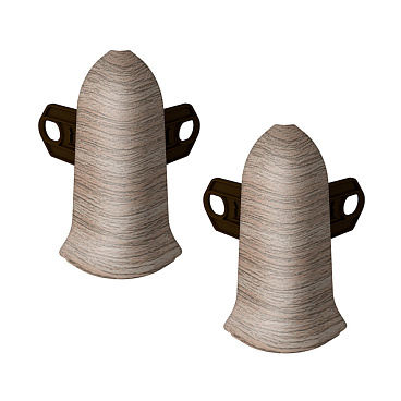 Угол наружный Идеал Классик 55 мм дуб капучино S-профиль (2 шт.)