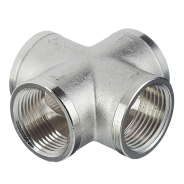 Крестовина Valtec 1 ВР(г) х 1 ВР(г) х 1 ВР(г) х 1 ВР(г) латунная (VTr.760.N.0006)