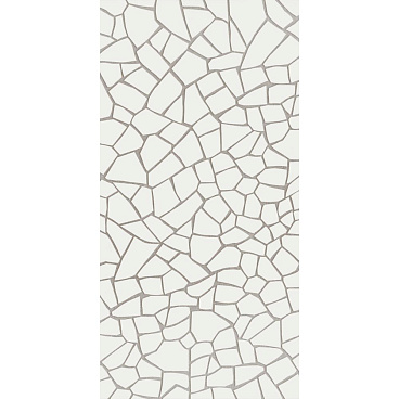 Плитка облицовочная Lavelly City Jungle Ceramic Puzzle белая 500х250х9 мм (13 шт.=1,625 кв.м)