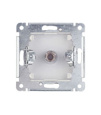 Розетка телевизионная Hegel Master встраиваемая серебро (РСТВ-401-06)